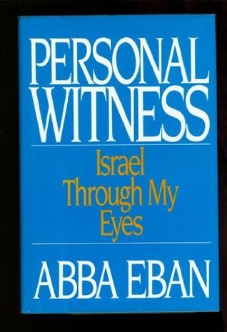 Personal Witness: Israel through My Eyes