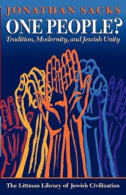 One People? Tradition, Modernity, and Jewish Unity Jonathan Sacks One People? is a full-lenth study of the major problem confronting the Jewish future: the availability or otherwise of a way of mending the schisms between Reform and Orthodox Judaism, betw