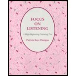 Focus on Listening: A High-Beginning Listening Text