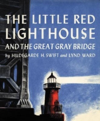 The Little Red Lighthouse and the Great Gray Bridge Hildegarde H Swift and Lynd Ward On the Manhattan bank of the Hudson River, a small lighthouse--made of steel and painted bright red--proudly protects boats with his faithful beam. One day a great expans