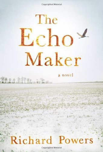 The Echo Maker Richard Powers On a winter night on a remote Nebraska road, 27-year-old Mark Schluter flips his truck in a near-fatal accident. His older sister Karin returns reluctantly to their hometown to nurse Mark back from a traumatic head injury. Bu