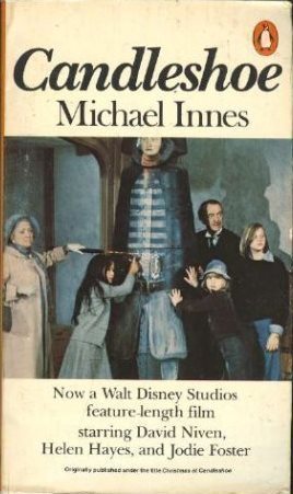 Candleshoe Michael Innes When an American multi-millionaire is keen to buy an Elizabethan manor, she comes up against fierce opposition from a young boy, Jay, and his band of bowmen, who are prepared to defend the manor and its nonagenarian owner against