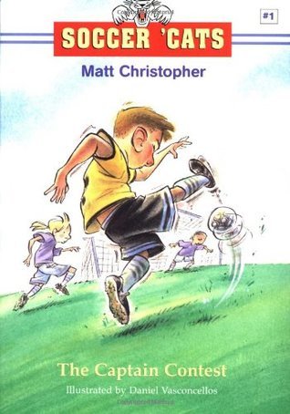 The Captain Contest (Soccer Cats #1) Matt Christopher Dewey loves to draw and wants to enter the soccer team logo contest, but he does not want to win the grand prize--being team captain, in the first installment of a new chapter book series. 10,000 first