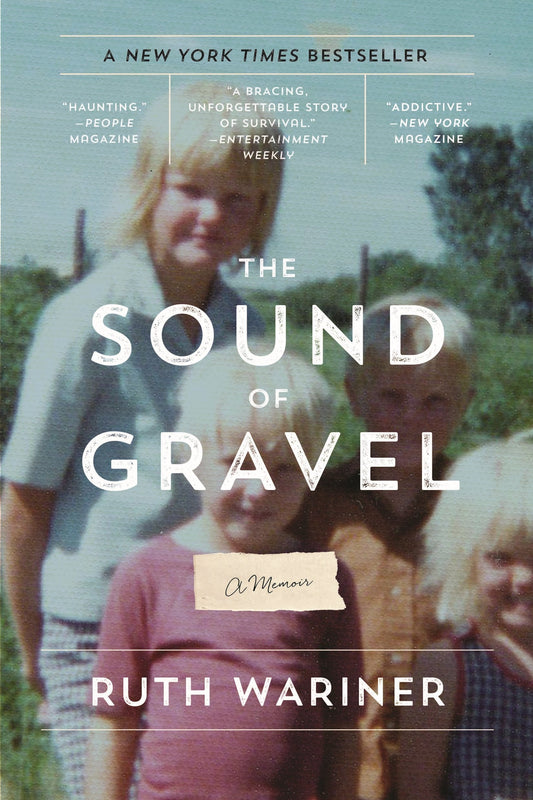 The Sound of Gravel: A Memoir Ruth Wariner A riveting, deeply affecting true story of one girl’s coming-of-age in a polygamist family.RUTH WARINER was the thirty-ninth of her father’s forty-two children. Growing up on a farm in rural Mexico, where authori