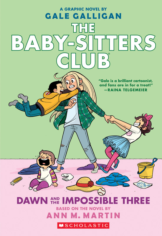 Dawn and the Impossible Three (Baby-Sitters Club Graphic Novels #5) Ann M Martin Dawn Schafer is the newest member of The Baby-sitters Club. While she's still adjusting to life in Stoneybrook after moving from sunny California, she's eager to accept her f