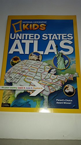 National Geographic Kids United States Atlas National Geographic 80 pages of National Geographic maps; more than 350 color images, including lively photo essays about the country, regions and each. 50 attention grabbing graphics and more than 50 fun fact