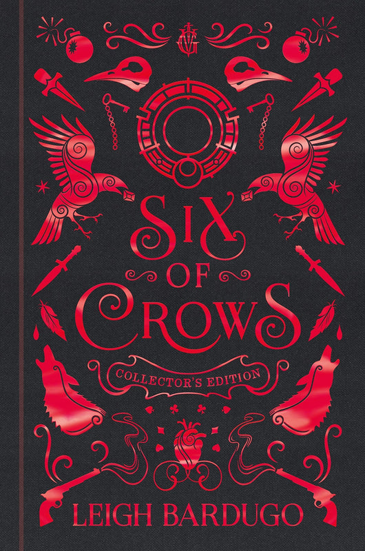 Six of Crows (Six of Crows #1) Leigh Bardugo This is a collector's edition with an exclusive letter from the author and six stunning full-colour character portraits.Criminal prodigy Kaz Brekker is offered a chance at a deadly heist: break into the Ice Cou