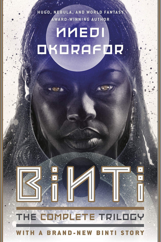 Binti: The Complete Trilogy Nnedi Okorafor Includes a brand-new Binti story!Collected for the first time in a trade paperback omnibus edition, the Hugo- and Nebula-award-winning Binti trilogy, the story of one extraordinary girl's journey from her home to