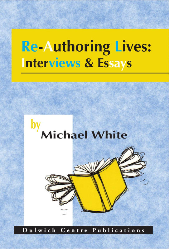 Re-Authoring Lives: Interviews & Essays Michael White ‘Re-Authoring Lives’ is a collection of inspiring interviews and essays. It makescompelling reading for counsellors, therapists and anyone who is interested inthe important questions about how people l