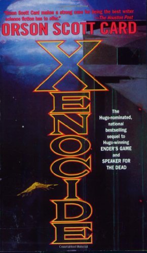 Xenocide (Ender's Saga #3) Orson Scott Card The war for survival of the planet Lusitania will be fought in the heart of a child named Gloriously Bright.On Lusitania, Ender found a world where humans and pequininos and the Hive Queen could all live togethe