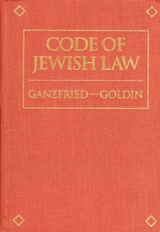 Code of Jewish Law: A Compilation of Jewish Laws and Customs Rabbi Soloman Ganzfried Translated by Hyman E Goldin Code of Jewish Law contains all four Volumes of the Kitzur Shulhan Arukn with notes following each volume. June 1, 1963 by Hebrew Pub Co