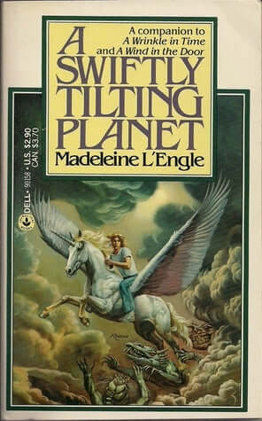 A Swiftly Tilting Planet (Time Quintet #3) Madeleine L'Engle In this companion volume to A Wrinkle In Time (Newbery Award winner) and A Wind In The Door fifteen-year-old Charles Wallace and the unicorn Gaudior undertake a perilous journey through time in