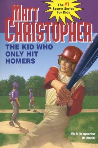 The Kid Who Only Hit Homers Matt Christopher Sylvester loved baseball, but he wasn't what you'd call a good hitter. He had decided against joining the team, when he met George Baruth. He promised Sylvester he would help him become one of the best players