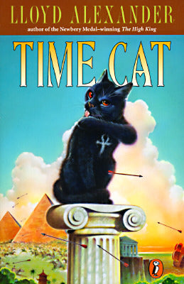 Time Cat Lloyd Alexander Gareth's definitely no ordinary cat. For one thing, he can talk. For another, he's got the power to travel through time. And the instant he tells this to Jason, the two of them are in ancient Egypt, on the first of nine amazing ad