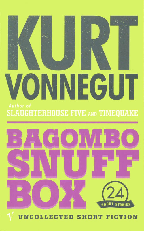 Bagombo Snuff Box Kurt Vonnegut Before the Golden Age of magazines drew to a close halt a century ago, a young PR man at General Electric sold his first short story to one of the doomed publications. By the time he'd sold his third, he decided to quit GE