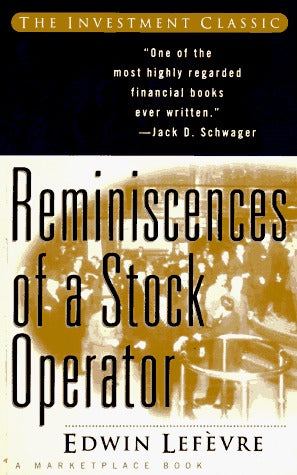 Reminiscences of a Stock Operator Edwin Lefevre Critical Praise... "In my interviews with over 30 of the best traders of our time, there were some questions that I raised in each conversation. One of these Are there any books that you found particularly v