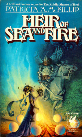 Heir of Sea and Fire Patricia A McKillip By the vow of her father and her own desire, Raederle was pledged to Morgon, Riddle-Master of Hed. But a year had passed since Morgon disappeared on his search for the High One at Erlenstar Mountain, and rumors cla