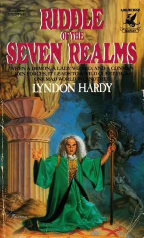 Riddle of the Seven Realms (Magic by the Numbers #3) Lyndon Hardy Tells the story of Kestrel's encounter with the lady wizard, Phoebe, and follows their travels across universes as he attempts to save his world. June 1, 1988 by Del Rey