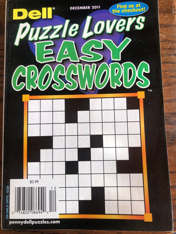 Puzzle Lovers Easy Crosswords Dell Enhance your cognitive skills with Puzzle Lovers Easy Crosswords. Challenge your mind while having fun with these engaging puzzles. Perfect for all crossword enthusiasts, this product will provide endless entertainment a