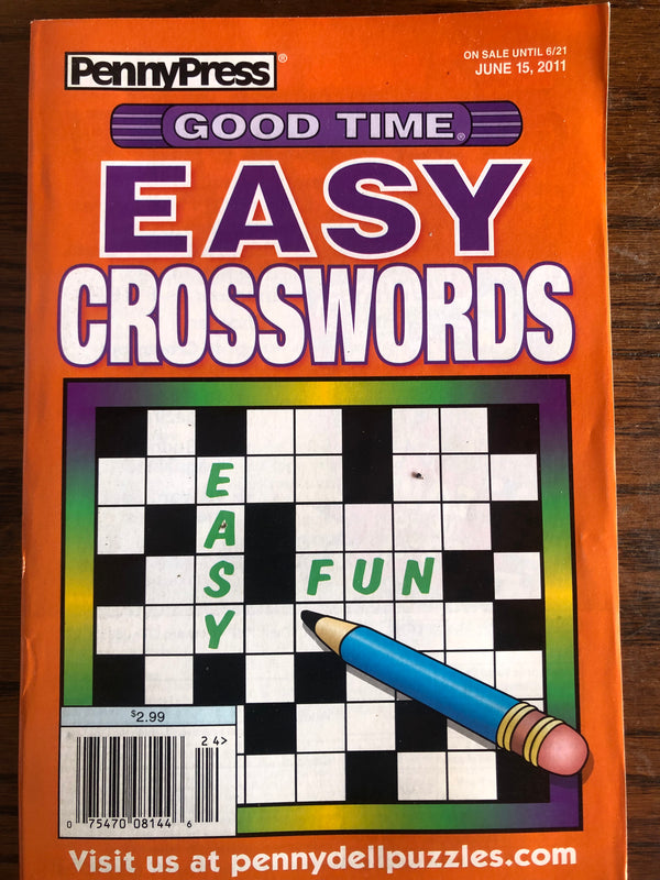 Good Time Easy Crosswords Penny Press Perfect for beginners and seasoned puzzlers alike, Good Time Easy Crosswords offers a delightful challenge with every puzzle. With clear clues and a variety of themes, this book is sure to provide hours of entertainme