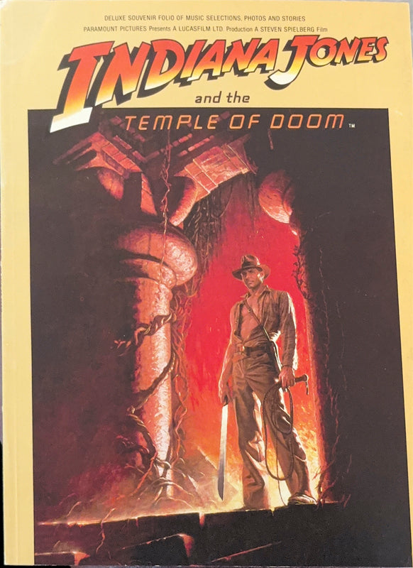 Indiana Jones and the Temple of Doom Deluxe Souvenir Folio of Music Selections, Photos and Stories