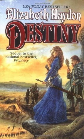 Destiny: Child of the Sky (Symphony of Ages #3 Elizabeth Haydon A FELLOWSHIP OF THREETo stand against the F'dor-- an ancient, vile being intent on destroying the world-- a fellowship has been forged: Rhapsody, a Singer of great talent and beauty; Achmed,