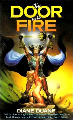 The Door into Fire Diane Duane Herewiss is the only man in centuries to possess the Power of the blue Flame, but he can't use or control it -- not even to help his dearest friend, Freelorn, exiled prince of Arlen. Herewiss does have a talent for more mund