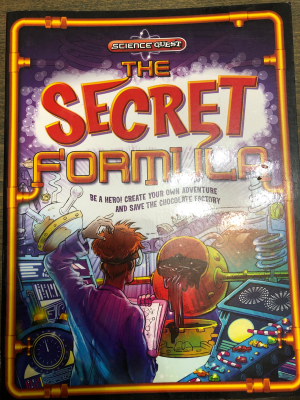 Science Quest: The Secret Formula Science QuestA Cracking Chemistry Adventure!Granny Zaara's factory makes the best chocolate in the world. But when thieves break in, you must save the day. Can you MX THE MATERIALS and rule the REACTIONS to avoid chemical