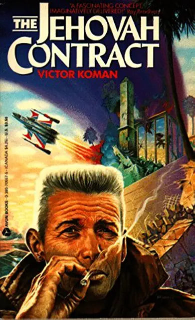 The Jehovah Contract Victor Koman Dell Ammo, a professional assassin living in the war ravaged world of 1999, is approached by the devil, who wants him to kill God. First published April 1, 1987