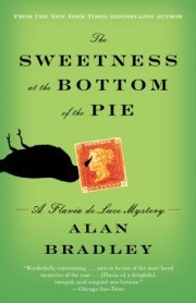 The Sweetness at the Bottom of the Pie Alan BradleyEleven-year-old Flavia de Luce is an aspiring chemist, when her father is arrested for murder she begins a search for the truth that will lead her all the way to the King of England.