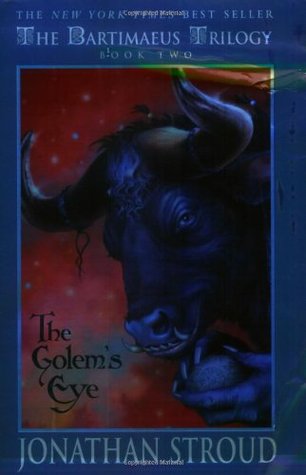 The Golem's Eye (Bartimaeus #2) Jonathan StroudAt only fourteen, Nathaniel is a rising star: a young magician who is quickly climbing the ranks of the government. There is seemingly nothing he cannot handle, until he is asked to deal with the growing Resi