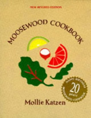 The Moosewood Cookbook Mollie KatzenThis edition of the vegetarian cookbook, published 15 years ago, includes 25 new recipes as well as the modified old recipes. It uses less fat, diary products and eggs, and aims to be better organized, with more complet