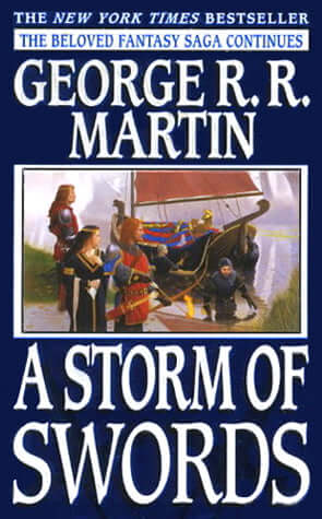 A Storm of Swords (A Song of Ice and Fire #3) George RR MartinHere is the third volume in George R.R. Martin's magnificent cycle of novels that includes A Game of Thrones and A Clash of Kings. Together, this series comprises a genuine masterpiece of moder