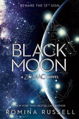 Black Moon (Zodiac #3) Romina Russell -This is spectacular sci-fi.- --BooklistOne final secret stands between Rho and the enemy. But will the devastating truth destroy her first?Rho, the courageous visionary from House Cancer, lost nearly everything when