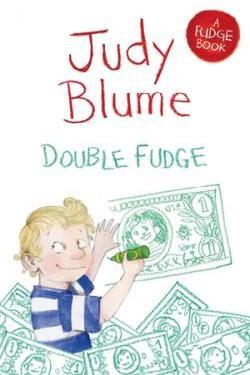 Double Fudge (Fudge #5) Judy BlumeAny fan of Fudge knows that he never does anything halfway. And so it should come as no surprise that when he discovers the value of money, he goes whole hog-making his own "Fudge Bucks," dressing as a miser for Halloween