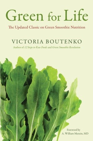 Green for Life Victoria BoutenkoEveryone knows they need to eat more fruits and vegetables, but consuming even the minimum FDA-recommended five servings a day can be challenging. In Green for Life, raw foods pioneer Victoria Boutenko presents an overlooke