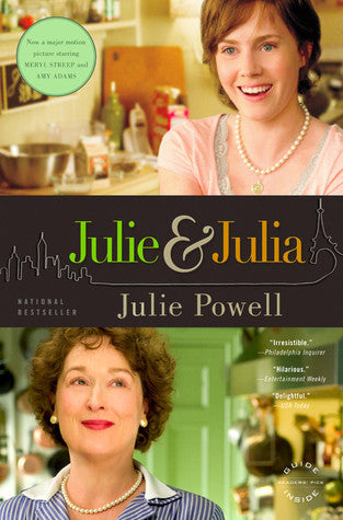Julie and Julia: My Year of Cooking Dangerously Julie PowellNearing thirty and trapped in a dead-end secretarial job, Julie Powell resolved to reclaim her life by cooking, in the span of a single year, every one of the 524 recipes in Julia Child's legenda