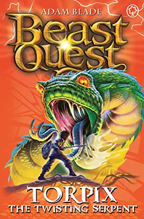 Torpix the Twisting Serpent (Beast Quest #54) Adam Blade Battle fearsome beasts and fight evil with Tom and Elenna in the bestselling adventure series for boys and girls aged 7 and up.Tom's Quest reaches a terrifying climax! If Malvel takes the Warlock's