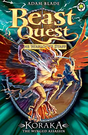Koraka the Winged Assassin (Beast Quest #51) Adam BladeKoraka was a gentle shepherdess until evil Wizard Malvel transformed her into a hideous winged Beast! If Tom is to stop Malvel reaching the Eternal Flame, he must outwit this bloodthirsty creature. Ca