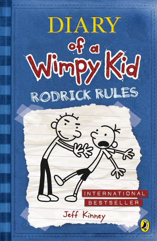 Rodrick Rules (Diary of a Wimpy Kid #2) Jeff KinneyRemember how I sad that if some jerk caught me carrying a book with "diary" on the cover, they were gonna get the wrong idea? Well, that's exactly what happened today.Now that Rodrick knows I have another