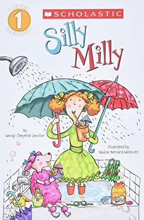 Silly Milly Wendy Cheyette LewisonA Level 1 easy reader with a great title, great game, and great illustrator!This delightful, rhyming easy reader is one big riddle. Miss Milly likes green but not red, butter but not bread, seeds but not flowers, and umbr