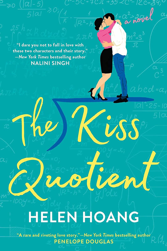 The Kiss Quotient Helen HoangThere's not enough data in the world to predict what will make your heart tick.Stella Lane thinks math is the only thing that unites the universe. She comes up with algorithms to predict customer purchases--a job that has give