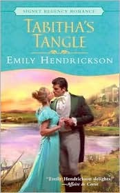 Tabitha's Tangle (Herberts #4) Emily HendricksonBetween the CoversPrim and proper,Tabitha Herbert seems to everything one would expect in a rector's daughter, but her passionate thirst for knowledge and adventure belies her appearance. So when she's asked