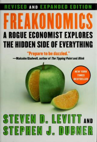 Freakonomics: A Rogue Economist Explores the Hidden Side of Everything Steven D. Levitt and Stephen J. DubnerWhich is more dangerous, a gun or a swimming pool? What do schoolteachers and sumo wrestlers have in common? Why do drug dealers still live with t