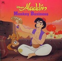 Disney's Aladdin Monkey Business (A Golden Book) - Eva's Used Books