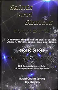 Saints and Sinners: A Midrashic Insight Into the Lives of Joseph, Aharon, Miriam - Eva's Used Books