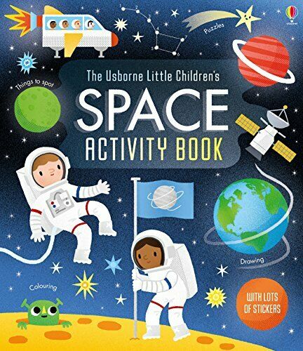 The Usborne Little Children's Space Activity Book Rebecca GilpinThis fantastic activity book is packed wtih things to do, so just grab a pen and have fun!