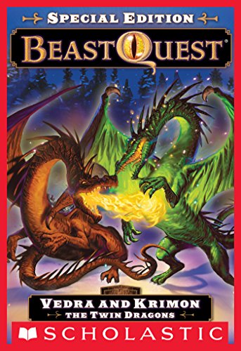 Vedra and Krimon: Twin Beasts of Avantia (Beast Quest Special Bumper Edition #2 Adam Blade A special edition Beast Quest-with twin baby dragons! New Beasts have been created in Avantia-- twin dragons Vedra and Krimon. But the Wizard Malvel plans to captur