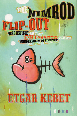 The Nimrod Flip-Out Etgar KeretIn this collection of brilliant, bite-sized satiric tales, Israel's bestselling Etgar Keret chronicles the strange ironies that suffuse his characters' lives. Daring, illuminating, intense and poignant, these stories are as