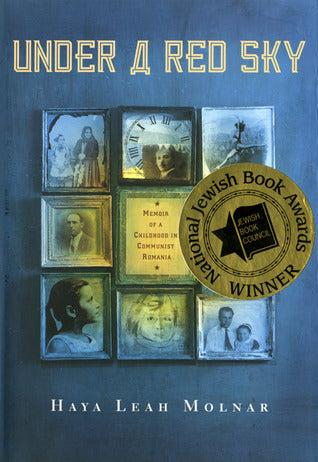 Under a Red Sky Haya Lean MolnarEva Zimmermann is eight years old, and she has just discovered she is Jewish. Such is the life of an only child living in postwar Bucharest, a city that is changing in ever more frightening ways. Eva's family, full of eccen